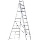 Altrex Kibo 3-delige Uitgebogen Reformladder - 3x12 Sporten