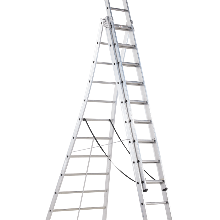Altrex Kibo 3-delige Uitgebogen Reformladder - 3x12 Sporten