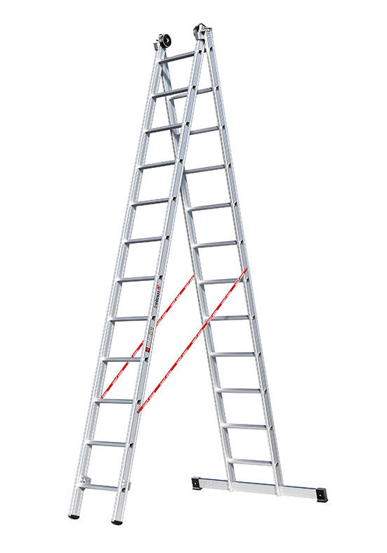 Euroline 2-delige Reformladder - 2x12 Sporten