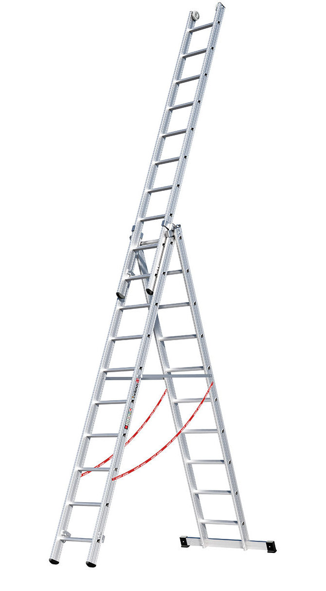 Euroline 3-delige Reformladder - 3x10 Sporten
