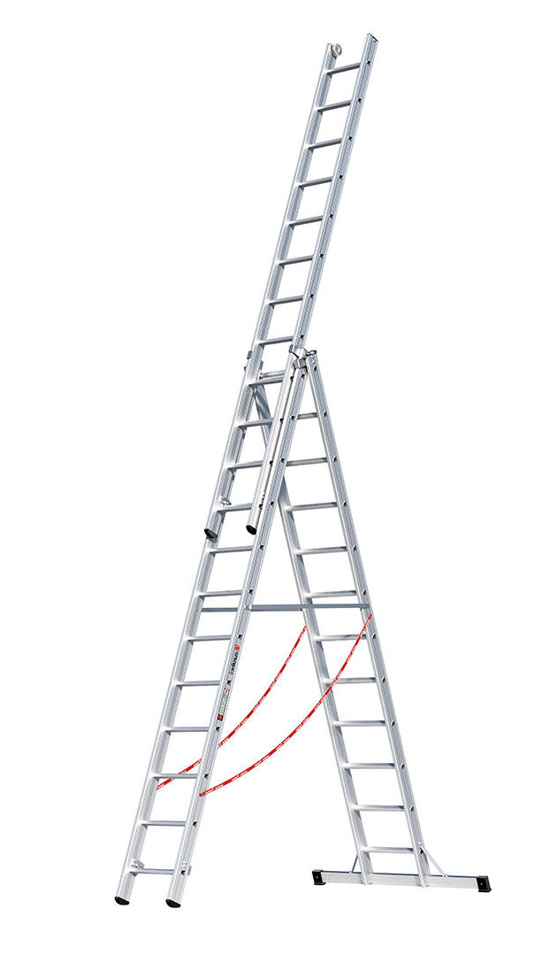 Euroline 3-delige Reformladder - 3x12 Sporten