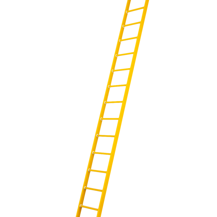 Staltor Kunststof Enkele Ladder - 1x16 Sporten