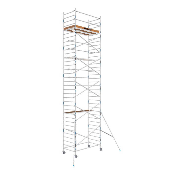 Rolsteiger Alumexx Basic Schoren - L250xB135cm - 11.20m werkhoogte - Carbon-Deck platformen