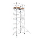 Rolsteiger Alumexx Basic Schoren - L250xB135cm - 8.20m werkhoogte - Houten platformen