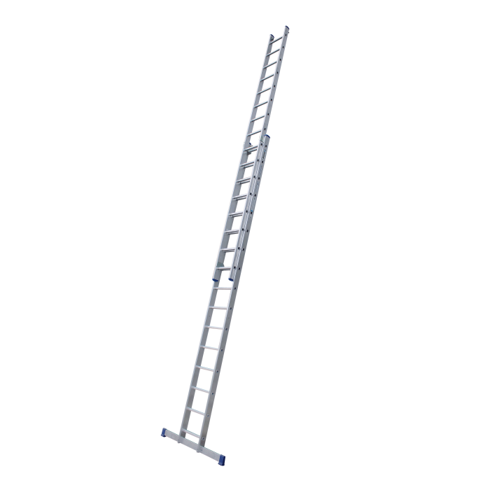 Alumexx 2-delige Opsteekladder - 2x16 Sporten