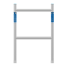 ASC EURO Leuningframe - 2-sports - 75cm Breed