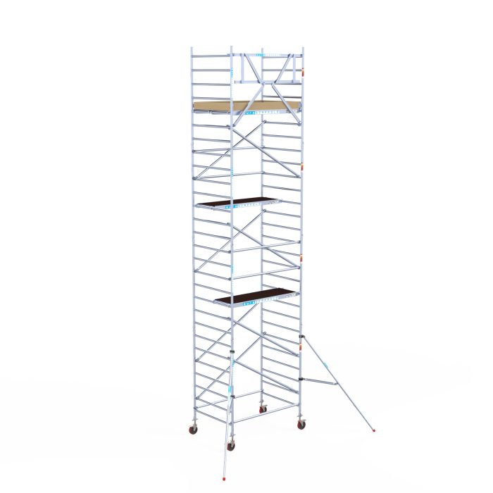 Euroscaffold Rolsteiger Basic Schoren - L190xB135 - 9.20m werkhoogte - Carbon platformen