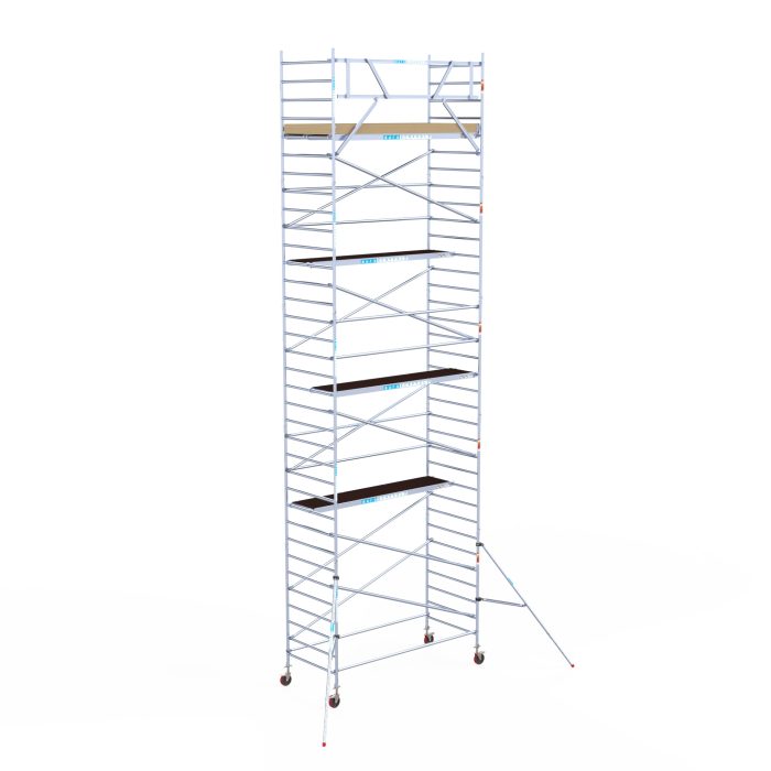 Euroscaffold Rolsteiger Basic Schoren - L305xB135 - 11.20m werkhoogte - Houten platformen