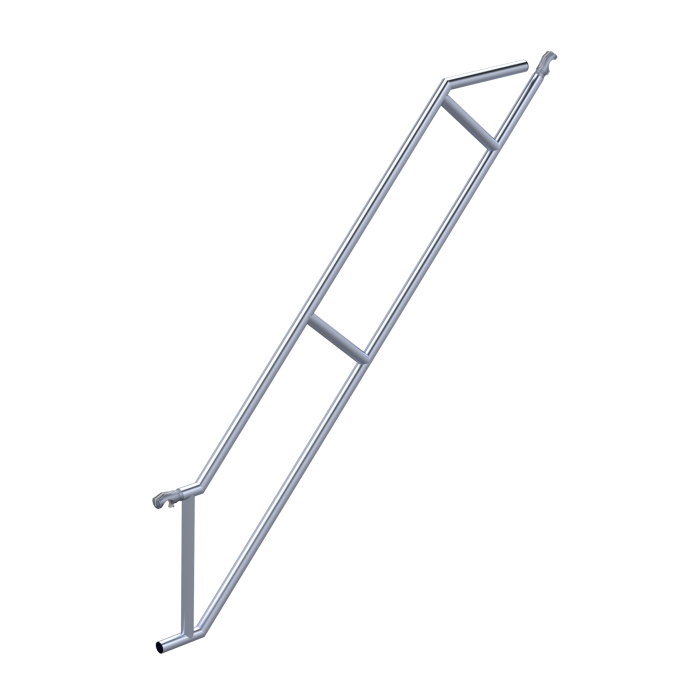 Euroscaffold Leuning Buitenzijde Steigertrap - L190cm - (t.b.v. trappentoren)