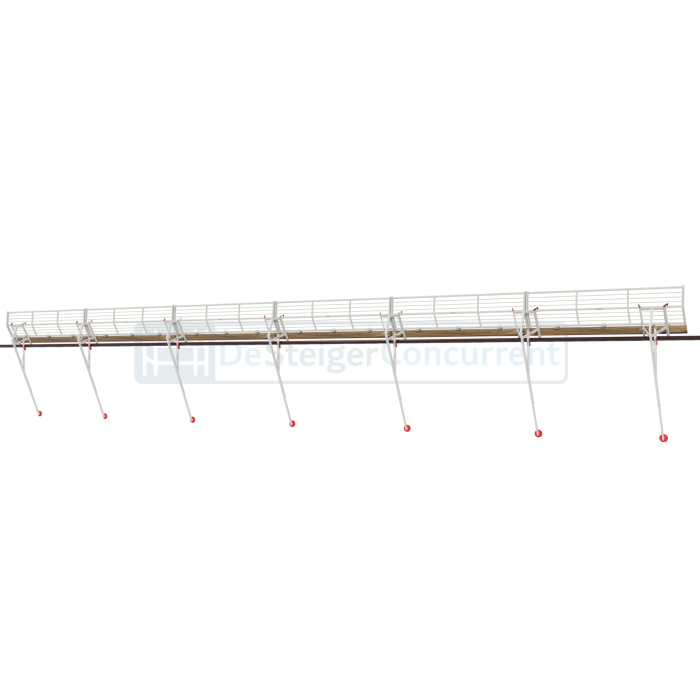 RSS Dakrandbeveiliging Set - Schuin dak - 18 meter