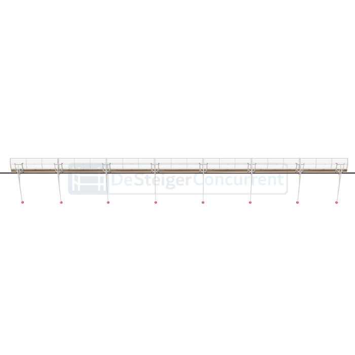 RSS Dakrandbeveiliging Set - Schuin dak - 21 meter