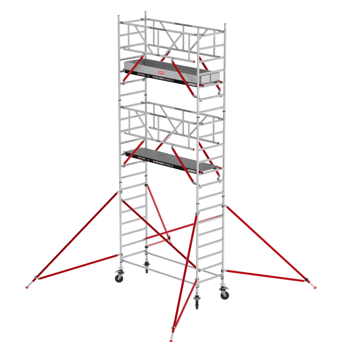 Altrex Rolsteiger RS TOWER 51 PLUS SafeQuick - L190xB90 - 7.20m werkhoogte - Fiber-Deck® platform