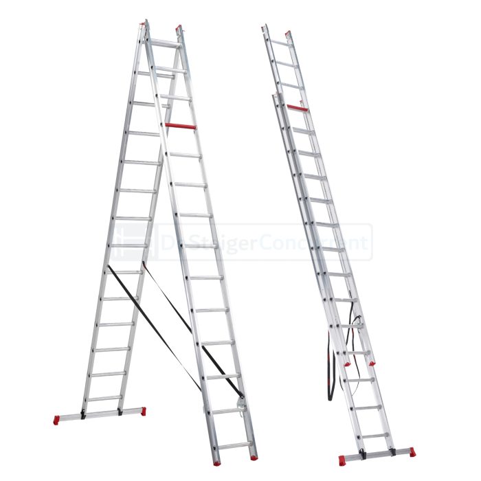 Altrex All Round 2-delige Rechte Reformladder - 2x14 Sporten