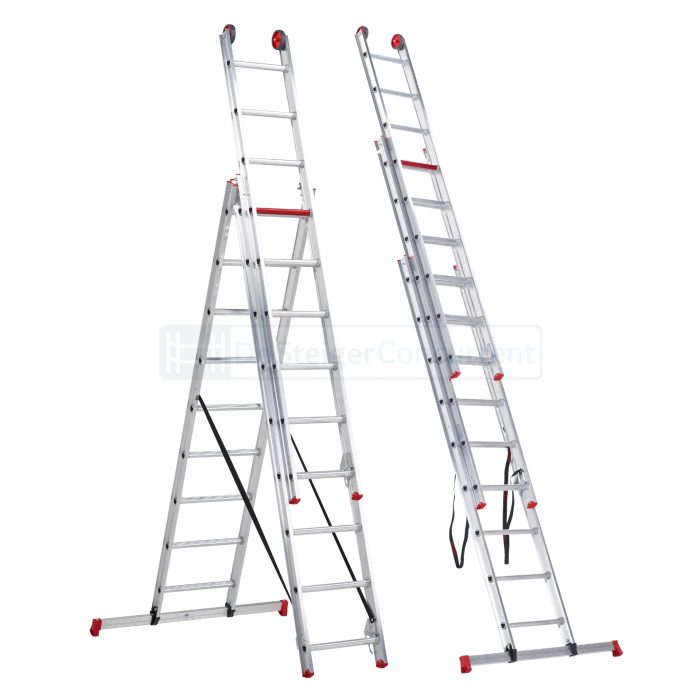 Altrex All Round 3-delige Rechte Reformladder - 3x9 Sporten