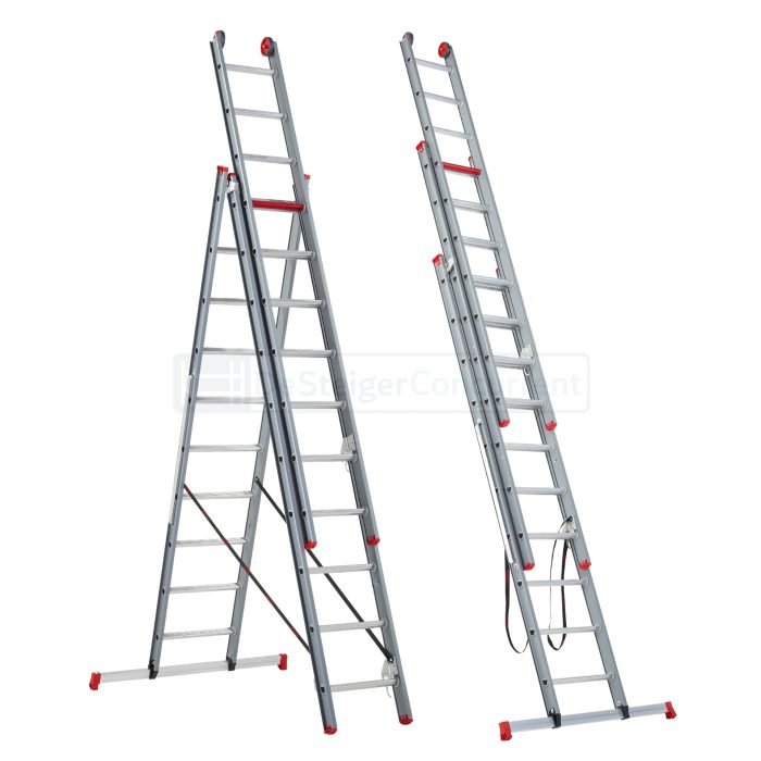 Altrex Atlantis 3-delige Rechte Reformladder - 3x10 Sporten