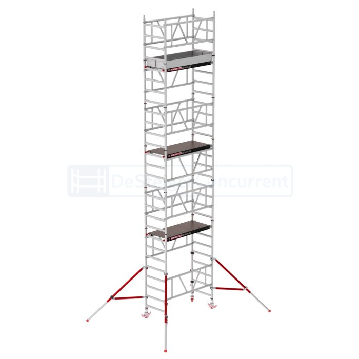 Eenpersoonssteiger Altrex MiTOWER PLUS - L165xB75cm - 8.20m werkhoogte - Fiber-Deck® platformen