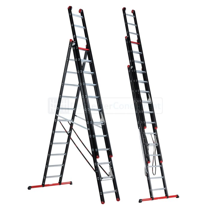 Altrex Mounter 3-delige Rechte Reformladder - 3x12 Sporten