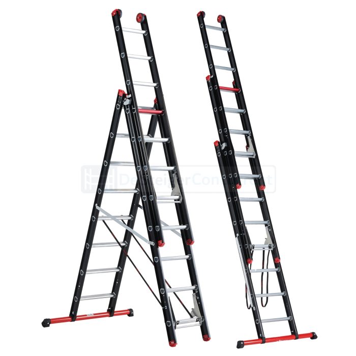 Altrex Mounter 3-delige Rechte Reformladder - 3x8 Sporten