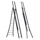 Altrex Nevada 3-delige Uitgebogen Reformladder - 3x12 Sporten