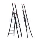 Altrex Nevada 3-delige Uitgebogen Reformladder - 3x8 Sporten