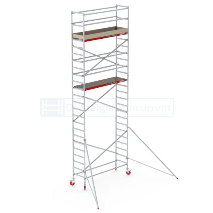 Rolsteiger Altrex RS TOWER 41 Basic - L250xB75cm - 8.20m werkhoogte - Houten platformen