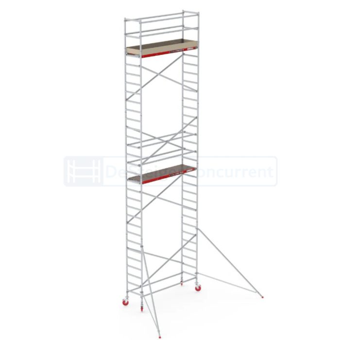 Rolsteiger Altrex RS TOWER 41 Basic - L250xB75cm - 10.20m werkhoogte - Houten platformen