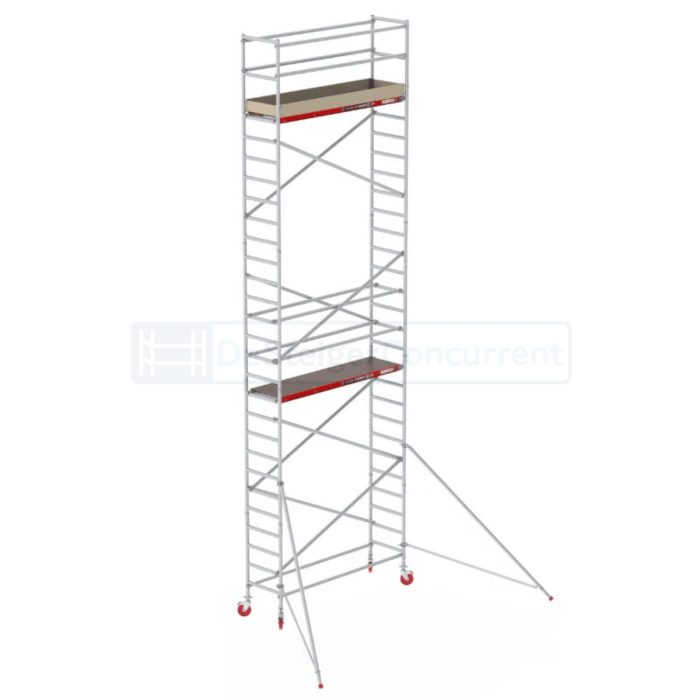 Rolsteiger Altrex RS TOWER 41 Basic - L190xB75cm - 9.20m werkhoogte - Houten platformen