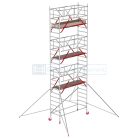 Altrex Rolsteiger RS TOWER 41 PLUS Safe-Quick® - L250xB90cm - 8.20m werkhoogte- Vrijstaand gebruik - Houten platformen