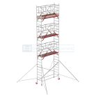 Altrex Rolsteiger RS TOWER 41 Safe-Quick® - L250xB75cm - 9.20m werkhoogte- Vrijstaand gebruik - Houten platformen
