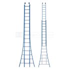 ASC Premium 2-delige Uitgebogen Opsteekladder - 2x16 Sporten