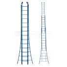 ASC Premium 3-delige Uitgebogen Opsteekladder - 3x14 Sporten