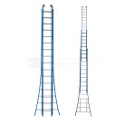 ASC Premium 3-delige Uitgebogen Opsteekladder - 3x16 Sporten