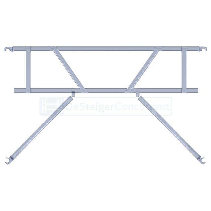 Euroscaffold PRO Voorloopleuning (t.b.v. steiger 250 centimeter)