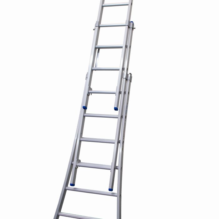 Solide 3-delige Uitgebogen Reformladder - 3x6 Sporten