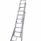 Solide 3-delige Uitgebogen Reformladder - 3x7 Sporten
