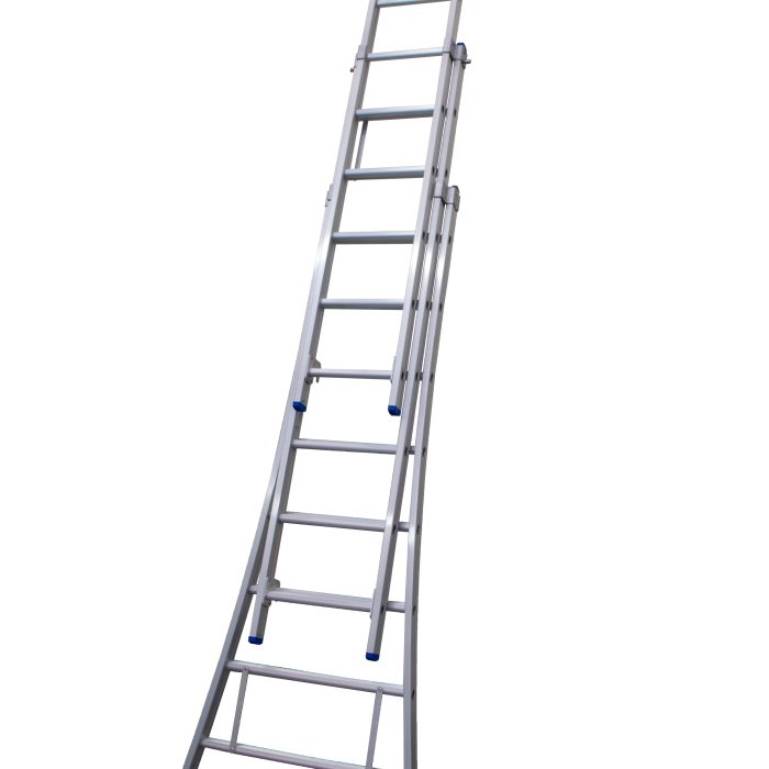 Solide 3-delige Uitgebogen Reformladder - 3x8 Sporten