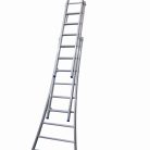 Solide 3-delige Uitgebogen Reformladder - 3x9 Sporten
