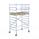 Rolsteiger Alumexx Basic Schoren - L190xB135cm - 4.20m werkhoogte - Houten platformen