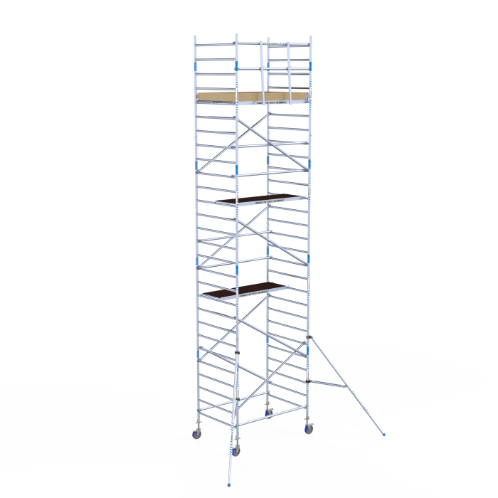 Rolsteiger Alumexx Light Schoren - L190xB135cm - 9.20m werkhoogte - Houten platformen