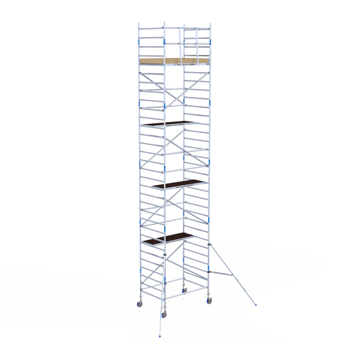 Rolsteiger Alumexx Basic Schoren - L190xB135cm - 10.20m werkhoogte - Houten platformen