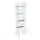 Rolsteiger Alumexx Basic Schoren - L250xB135cm - 10.20m werkhoogte - Houten platformen