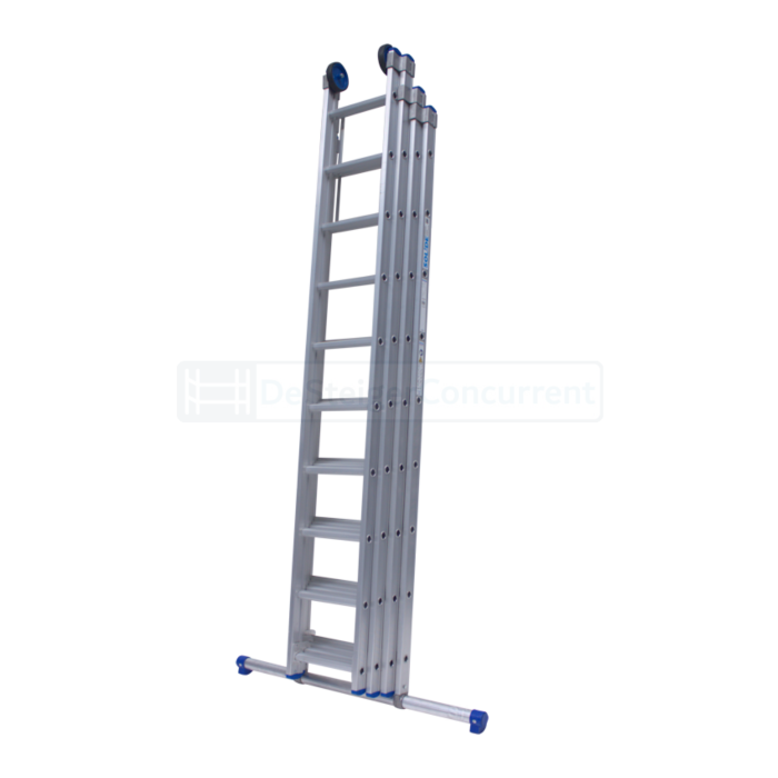 Solide 4-delige Opsteekladder - 4x9 Sporten