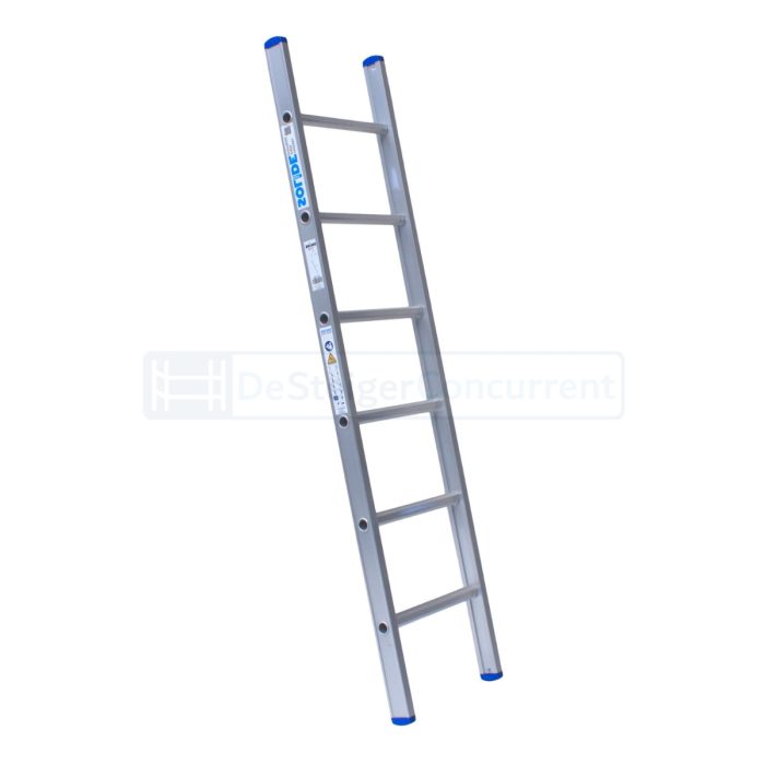 Solide Enkele Rechte Ladder - 1x6 Sporten